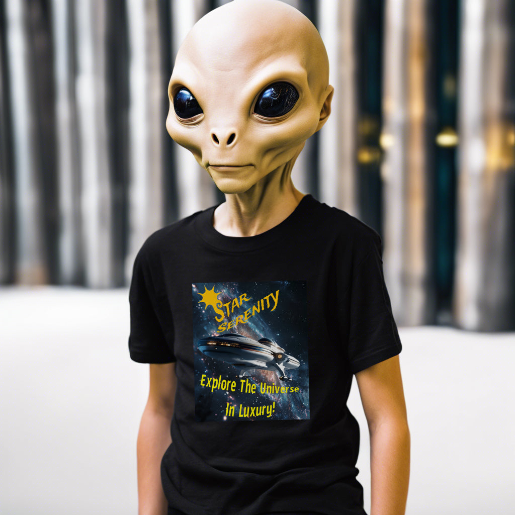 Star Serenity T-Shirt, Alien Tee, Daily Spaceship T-Shirt