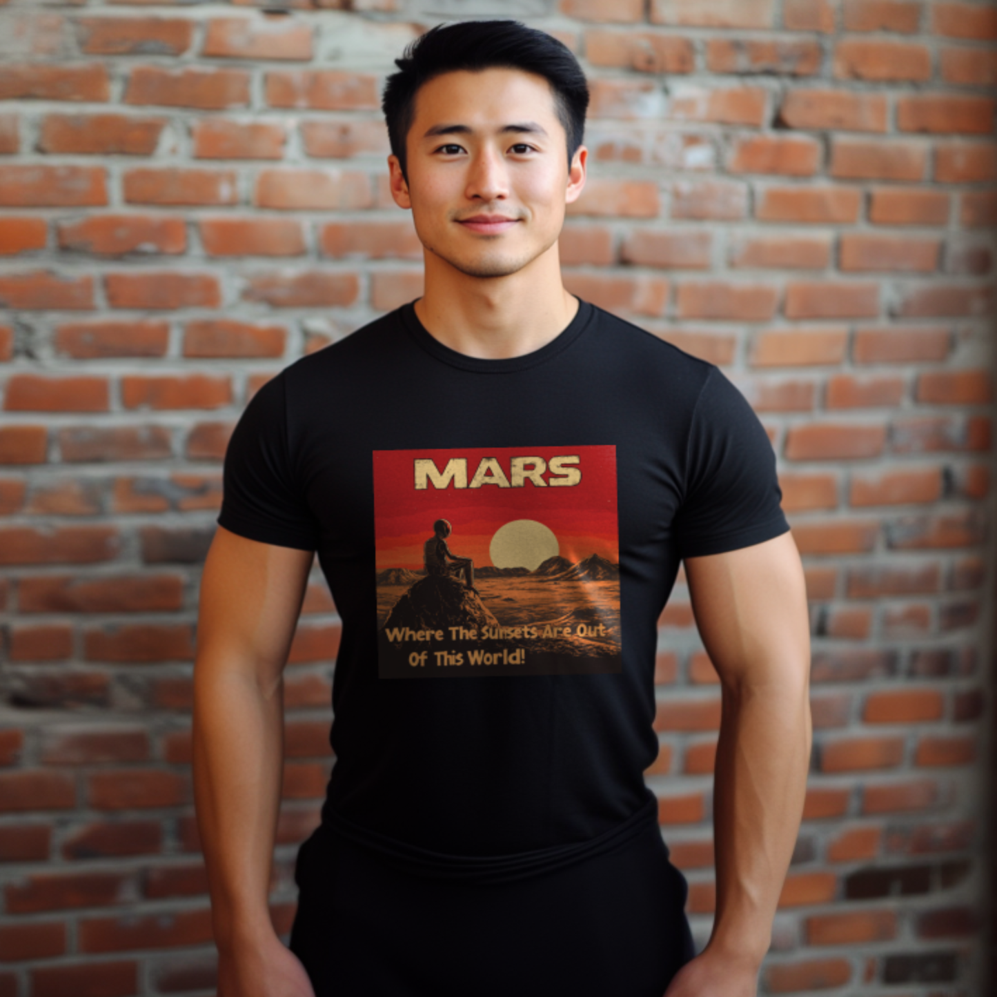 Mars, Where The Sunsets Are Out Of This World Alien T-Shirt, Fun Alien Tee