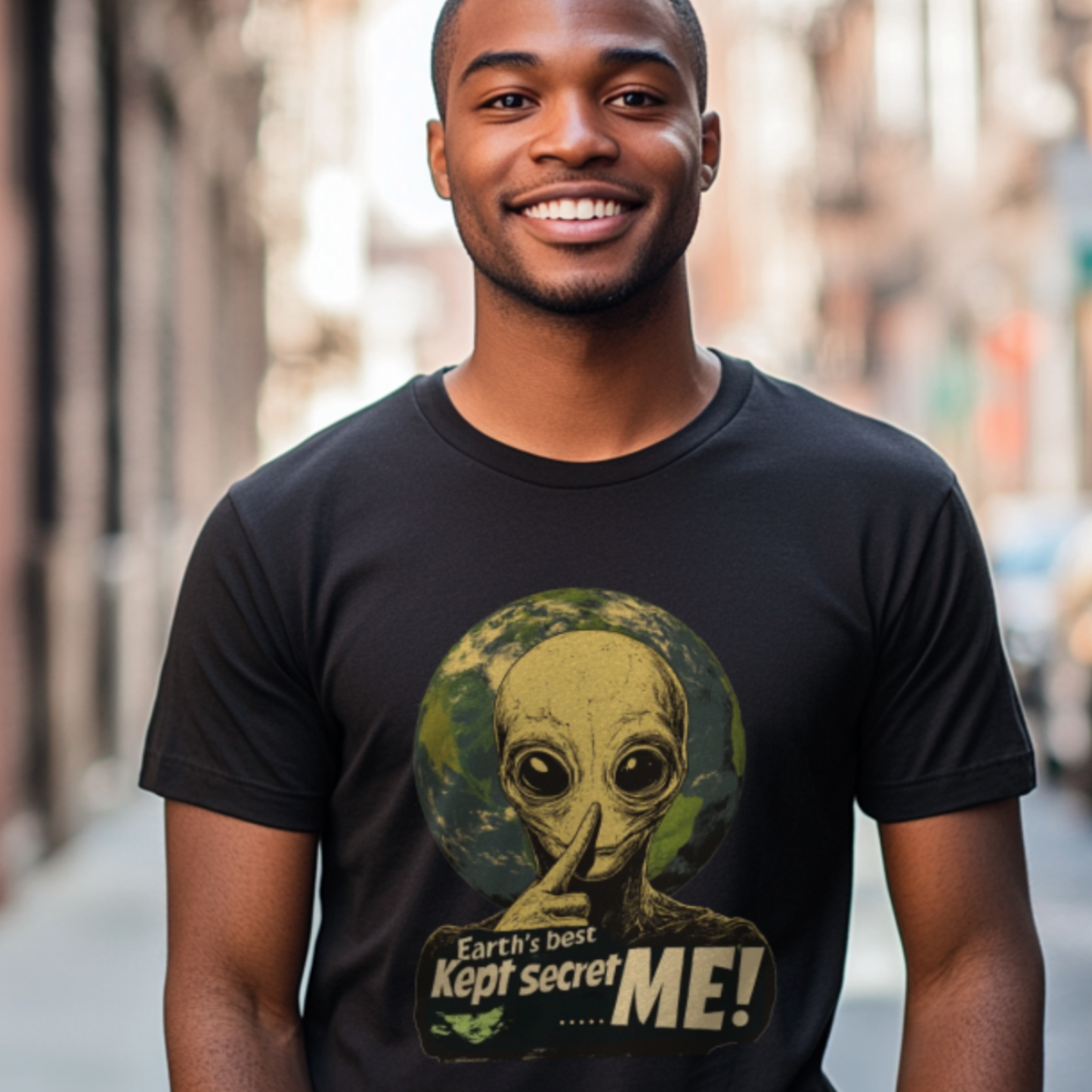 Earth's Best Kept Secret, ME! Alien T-Shirt, Fun Alien Tee