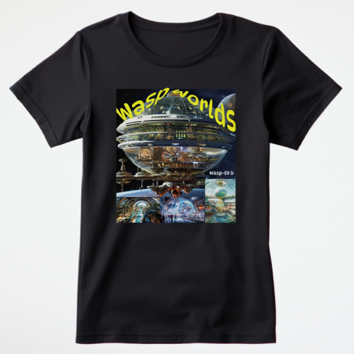 Wasp Worlds, Alien Amusement Park T-Shirt, Daily Spaceship